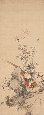 Flowers and Pheasants, Yamamoto Baiitsu, 19th century