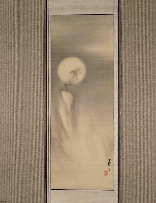 Moon over Takigoshi, Nagasawa Rosetsu, late 18th century
