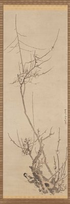 Bird on a Plum Tree, Nagasawa Rosetsu, 18th century