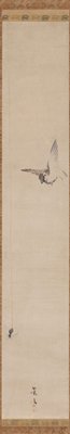 Sparrow and Spider, Matsumura Keibun, 19th century