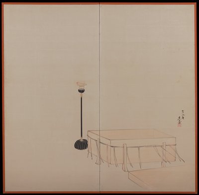 Ibaraki [left of a pair], Shibata Zeshin, 1882