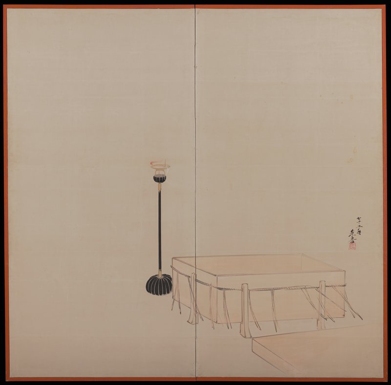 Ibaraki [left of a pair], Shibata Zeshin, 1882