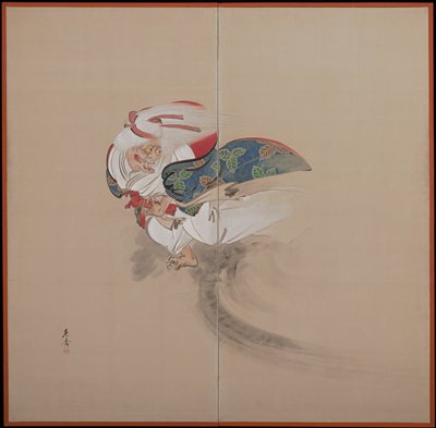 Ibaraki [right of a pair], Shibata Zeshin, 1882