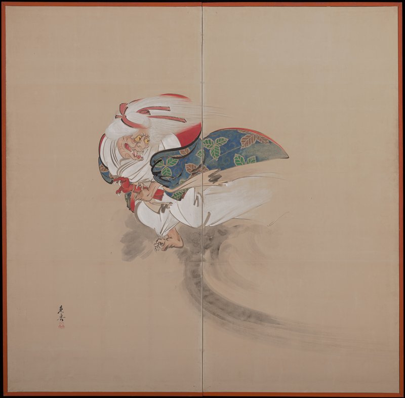 Ibaraki [right of a pair], Shibata Zeshin, 1882