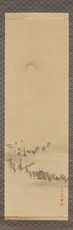 Insect Procession, Mori Kansai, 19th century