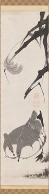 Geese and Reeds, Itō Jakuchū, 18th century