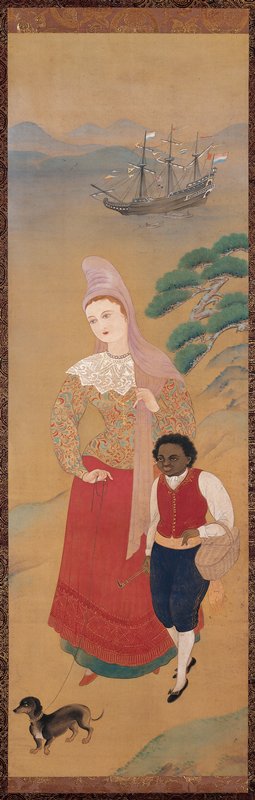 Dutch Lady with Servant, early 19th century