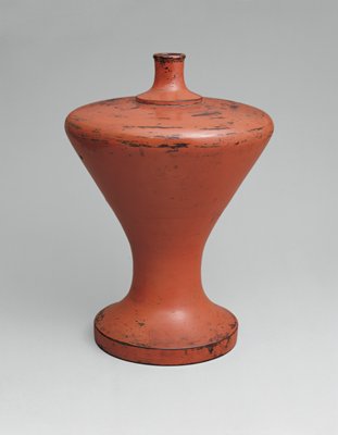 Dokumentasi “Sake vessel”; Negoro ware, wood, red and black lacquer. Minneapolis Institute of Art.