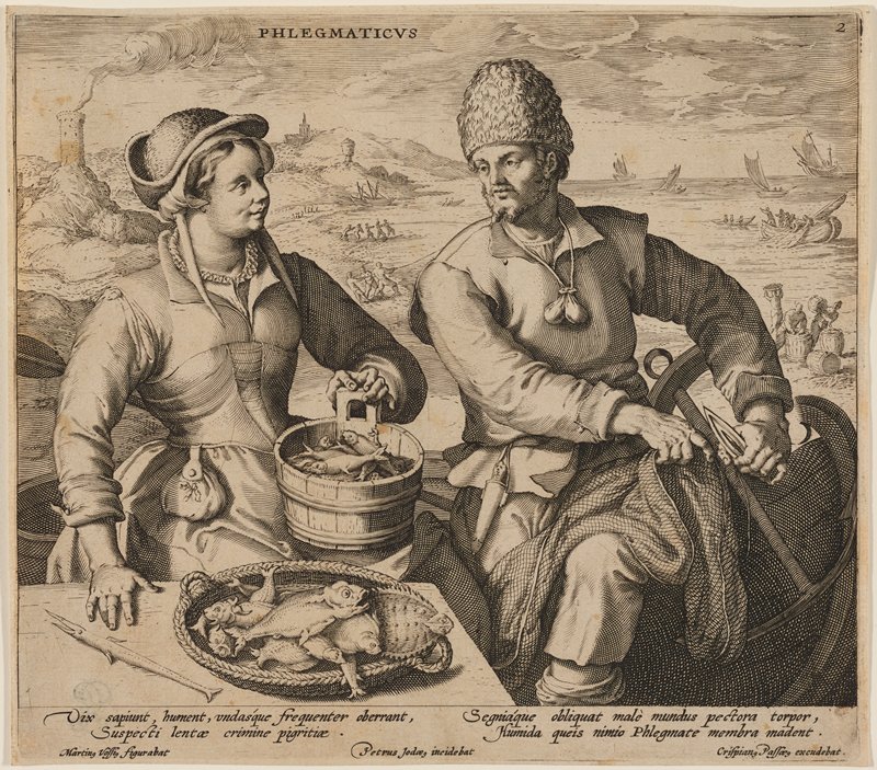 Phlegmatic, Peter de Jode, 1590s