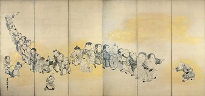 Dokumentasi “Chinese Children Playing with an Elephant [right of a pair]”. Minneapolis Institute of Art.