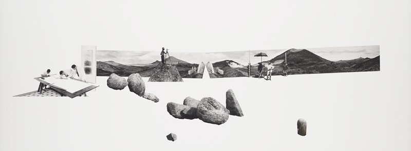Wherein one, in the name of knowledge, measures everything, gives it a name and publicises this, thereby claiming it, Yee I-Lann, 2013 (printed 2015)