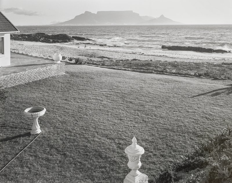 Thirteen kilometers of this coastline were a White Group Area, Bloubergstrand, Cape Town, 9 January 1986 by David Goldblatt