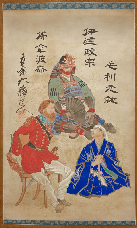 Great Generals of the East and West, Tsukioka Yoshitoshi, c. 1874