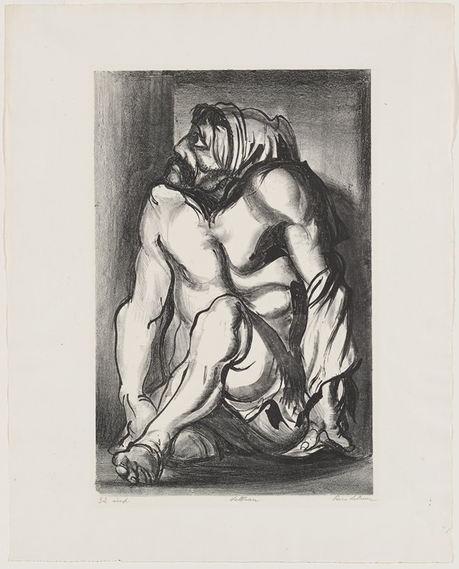 Veteran, Rico Lebrun, 1945