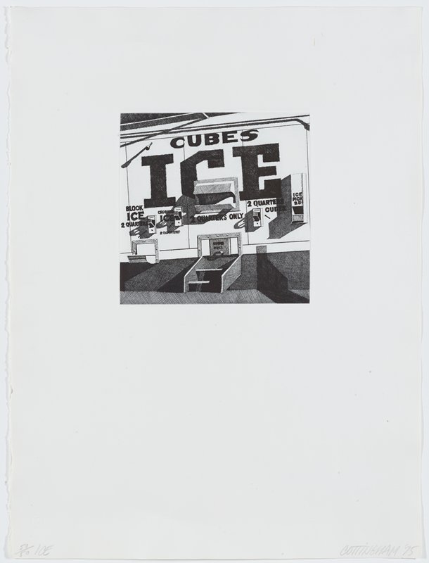 Ice, Robert Cottingham, 1975