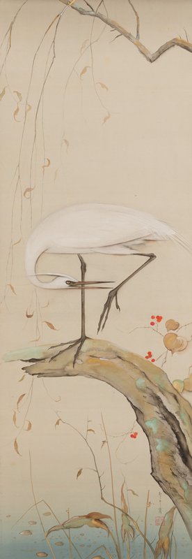 Egret, Kitagami Seigyū, mid 20th century