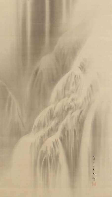 Waterfall, Watanabe Seitei, late 19th–early 20th century
