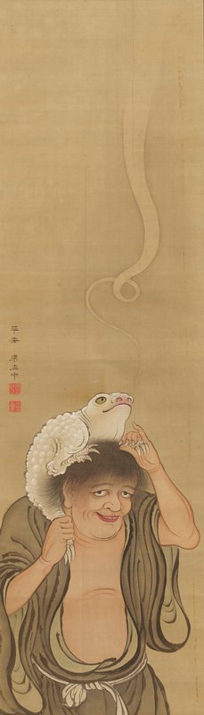 Chinese Immortals [one of a pair], Hara Zaichū, 1804