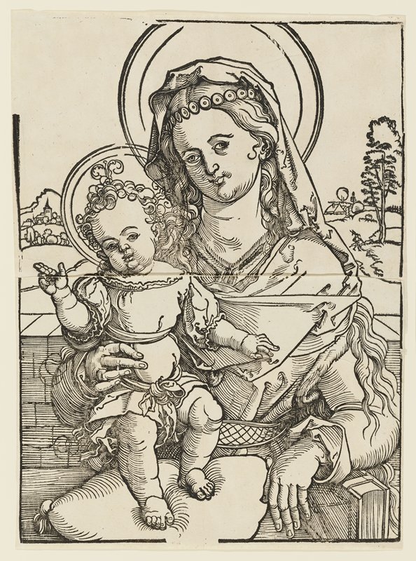 Virgin and Child, Sebald Beham, 1518–25