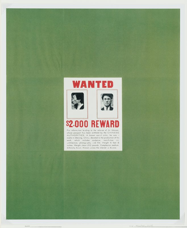 Wanted, Ай Вэйвэй, 2014