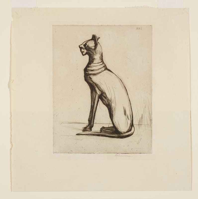 A Cat of Bubastis, D. Y. Cameron, 1909 (printed 1911)