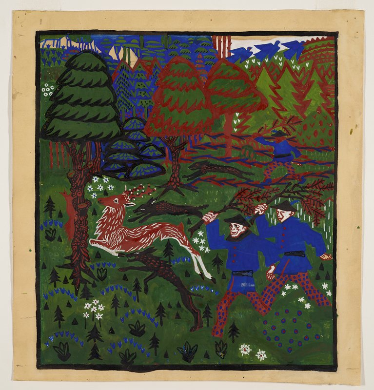 The Hunt, Oskar Kokoschka, 1906–1908