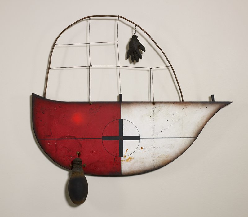 Crossroads Marker with Little Hand, Reaching, Renée Stout, 2015