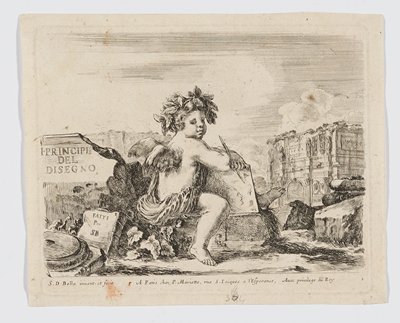 Dokumentasi “Frontispiece, plate 1 from I principii del disegno (The Principles of Design)”. Minneapolis Institute of Art.