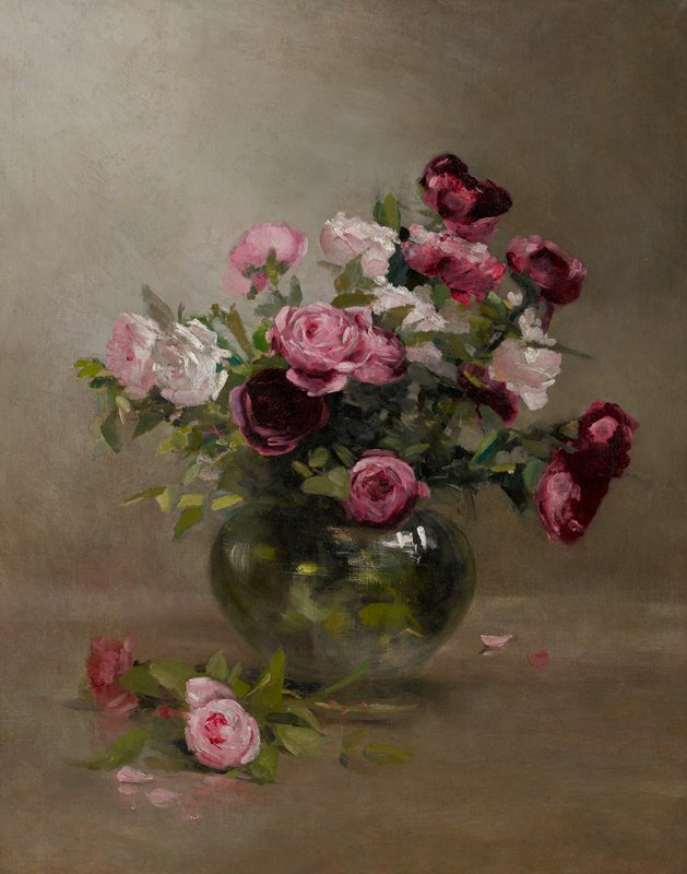 Vase of Peonies, Eva Gonzales, c. 1875–76