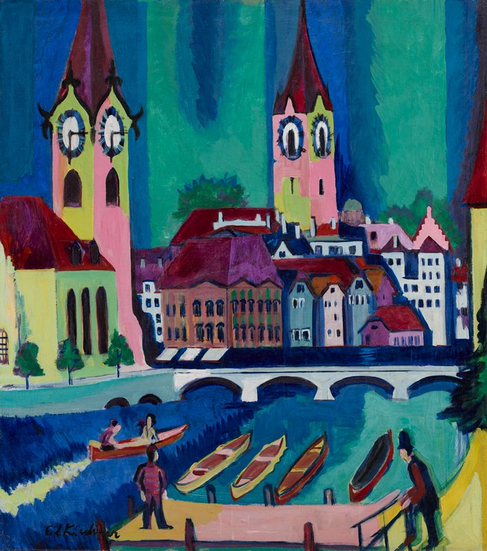 Zurich by Ernst Ludwig Kirchner