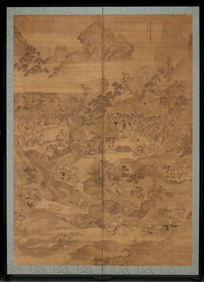Dokumentasi “Scenes of riding, leisure, and the hunt”; Ink on silk. Minneapolis Institute of Art.