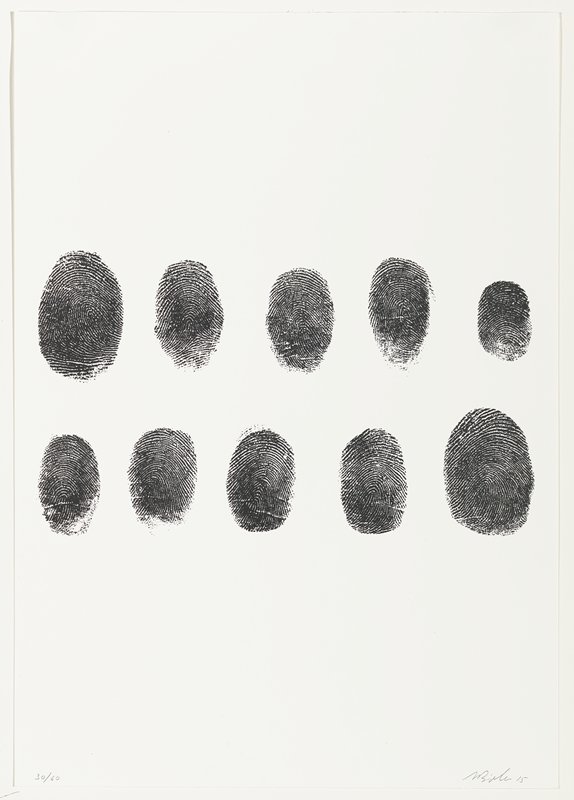 Impronte, 1960, Mike Bidlo, 2015