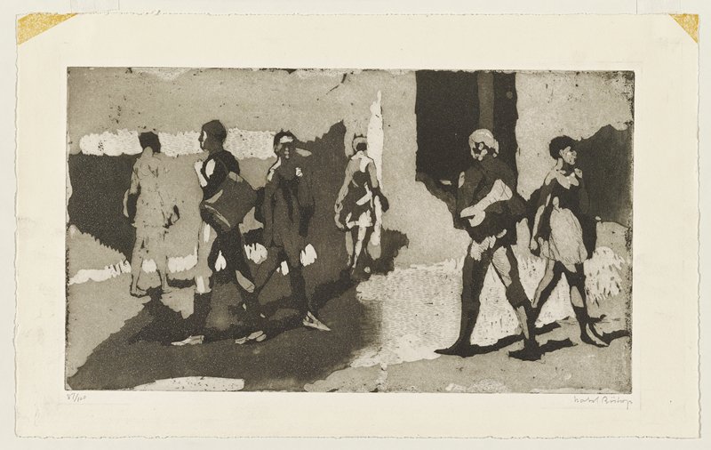 Students Walking, Isabel Bishop, 1971