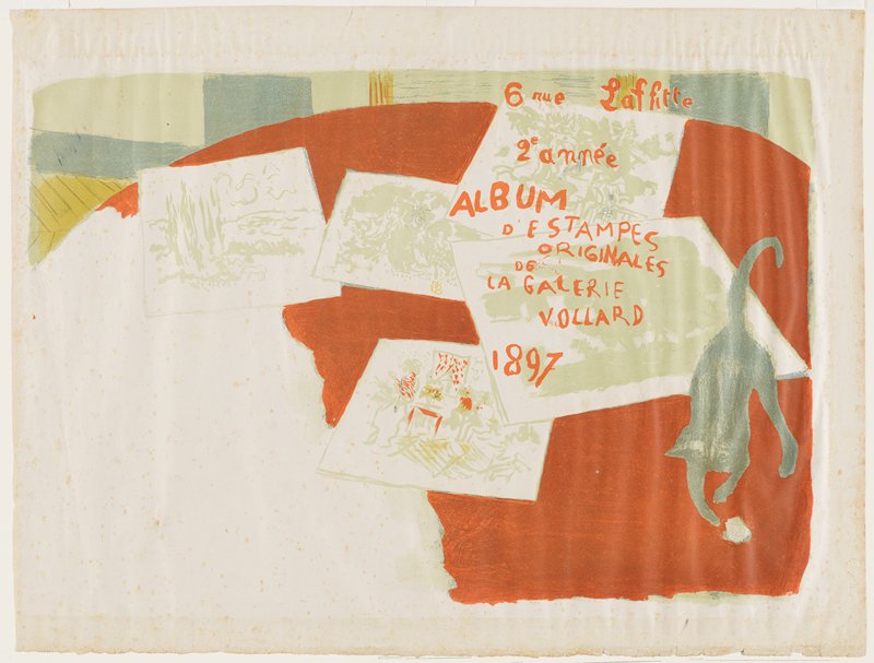 Cover of the Album d'estampes originales de la Galerie Vollard, Пьер Боннар, 1897