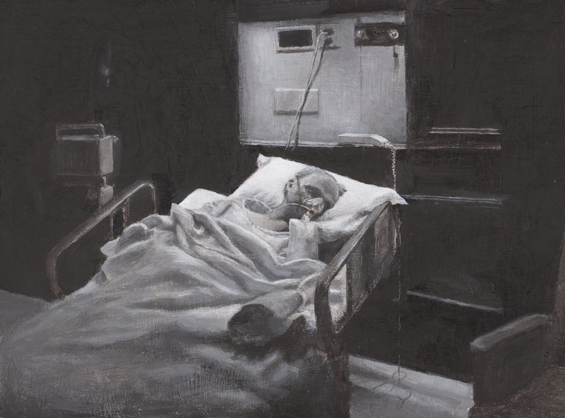 Dad/Bed, Tim Lowly, 2001
