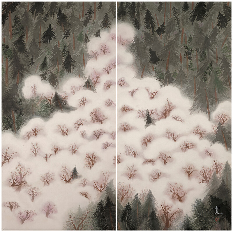 Cherry Trees Like Clouds, Minol Araki, 1990