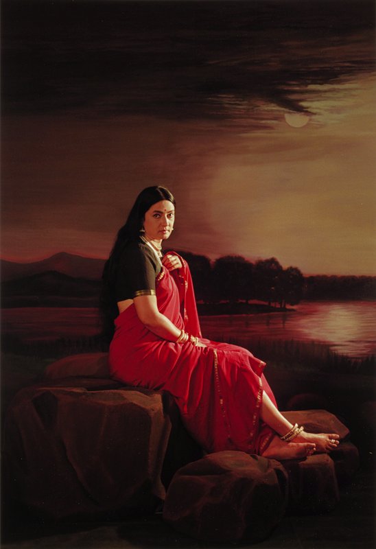 Lady in Moonlight, Pushpamala N., 2000–2004 (printed 2016)