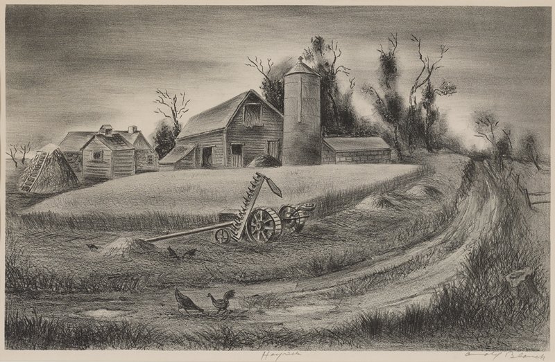 The Hayrick, Arnold Blanch, c. 1939