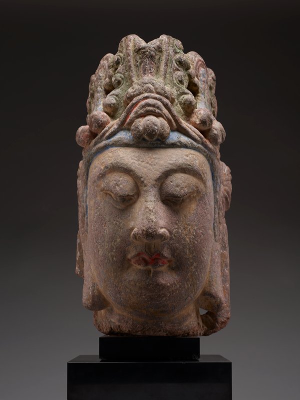 Head of a Bodhisattva, late 6th century