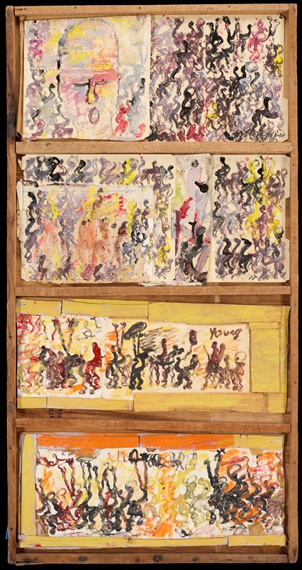 Untitled (Celebration), Purvis Young, c. 1990