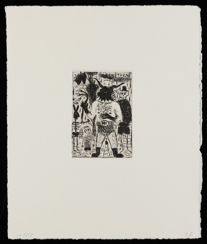Title page from Dark Horses, Tony Fitzpatrick, 1989