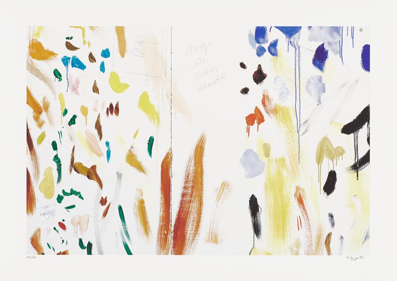 Palette Series: David Salle #1, (Wall Strokes), Robert Weingarten, 2005