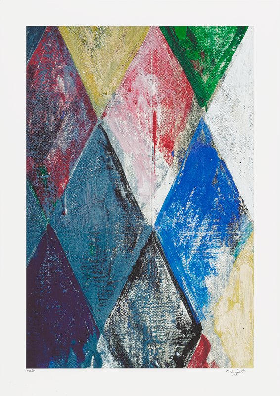 Palette Series: Jasper Johns #2, (Detail of Study of Bush Baby), Robert Weingarten, 2004