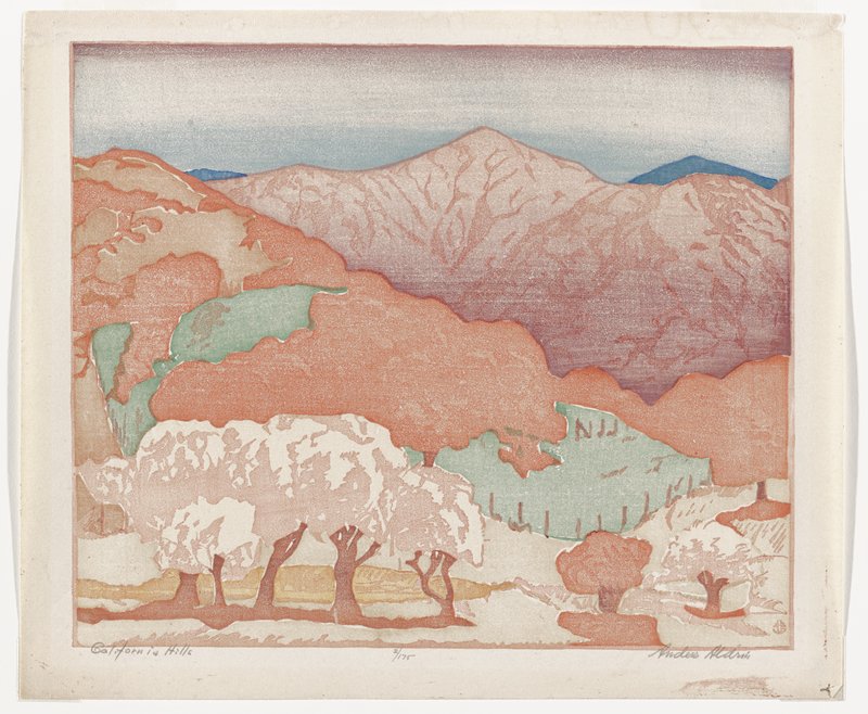 California Hills, Anders Gustave Aldrin, c. 1935