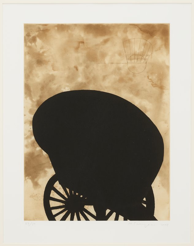 Black Cart, Martin Puryear, 2008