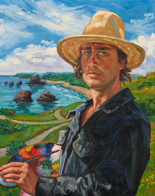 Self-Portrait, Richard Willenbrink, 1988