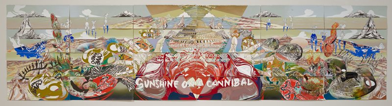Sunshine on a Cannibal, Andrea Carlson, 2015