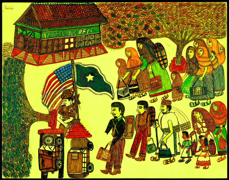 Refugees II, Hassan Nor, 2010s