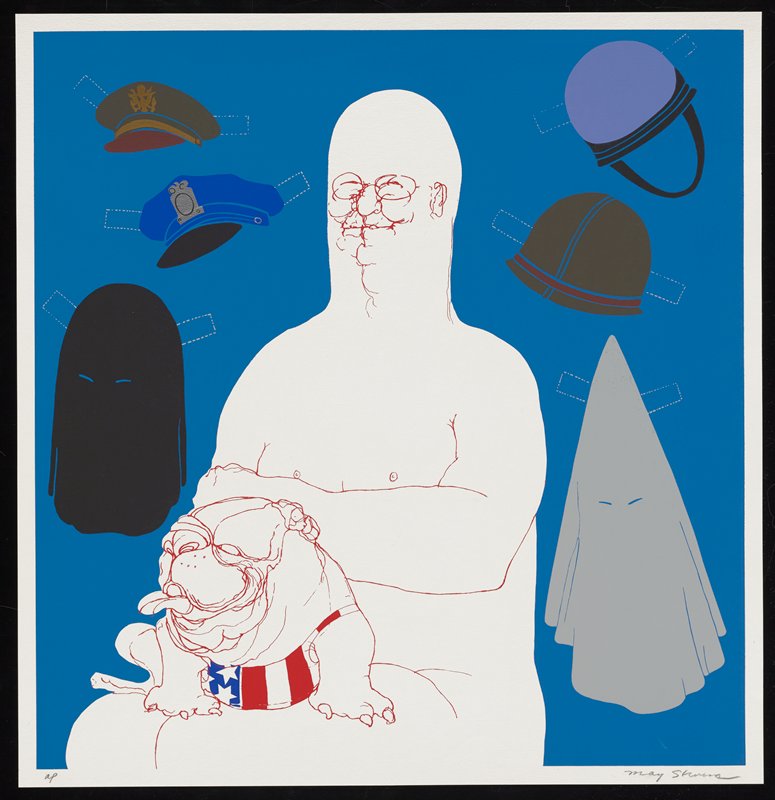 Big Daddy with Hats, May Stevens, 1971
