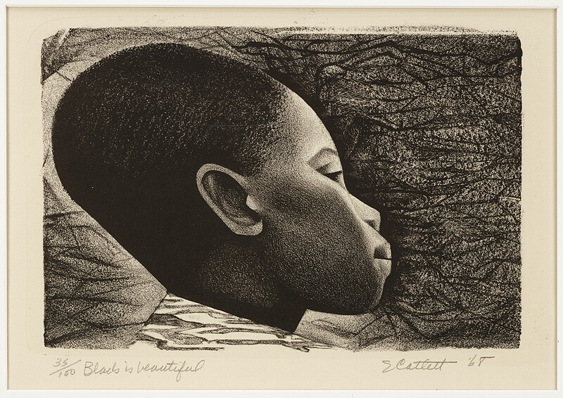Black is Beautiful, Elizabeth Catlett, 1968